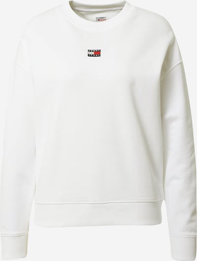 Tommy Jeans Sweatshirt in navy / knallrot / weiß / naturweiß, Produktansicht