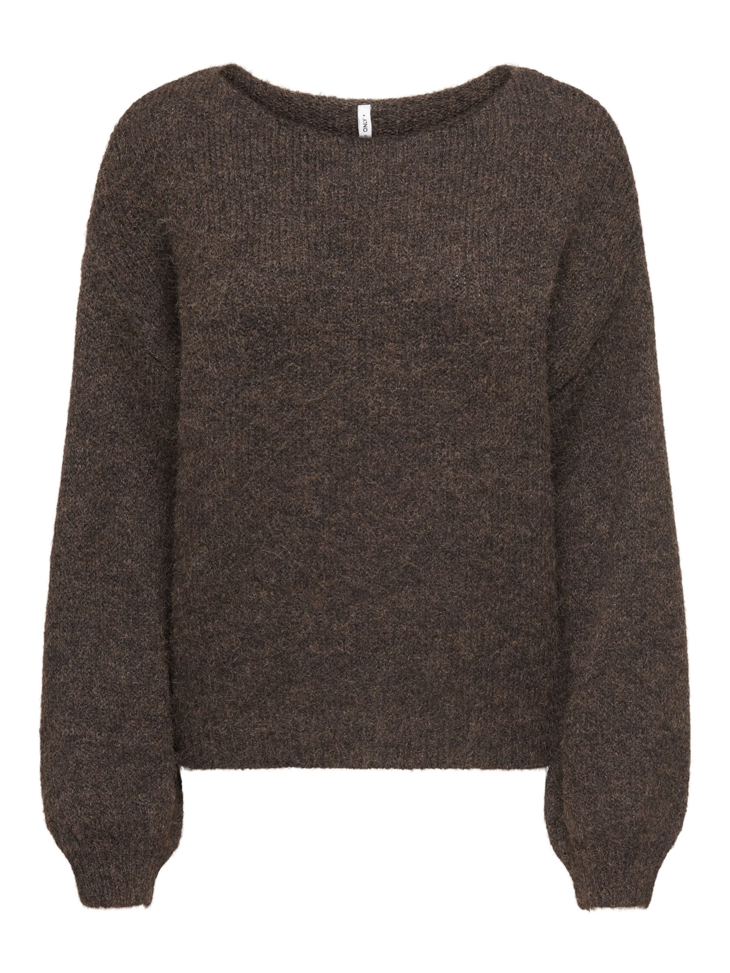 ONLY Pullover 'ONLFreja' in Braun: Vorderseite