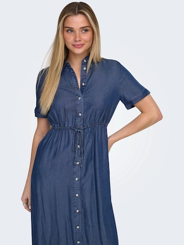 ONLY - Vestidos camiseiros 'ONLCHARIS' em azul