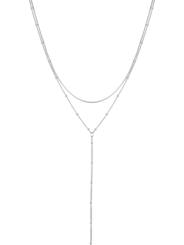 Hey Happiness Kette 'Flow' in Silber: Vorderseite