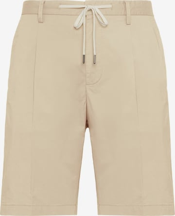 Coupe slim Pantalon Boggi Milano en beige : devant