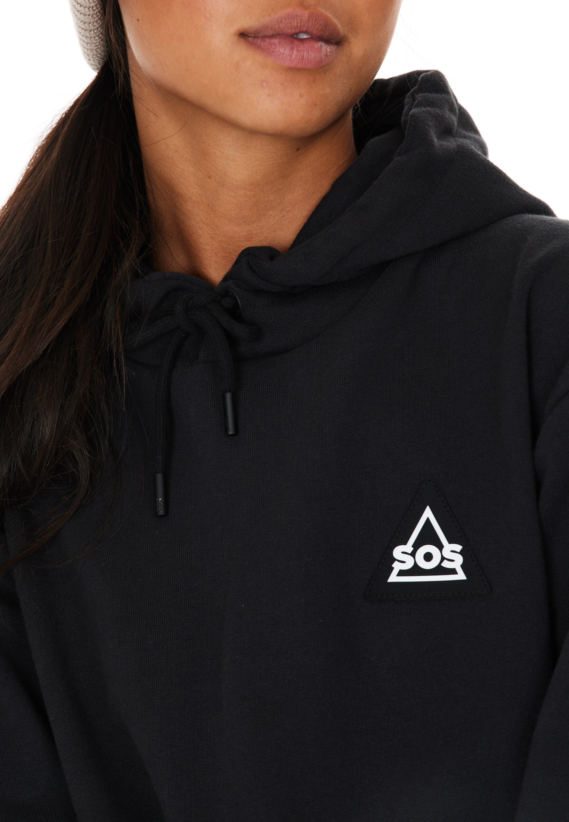 SOS Sweatshirt 'Haines' in Black