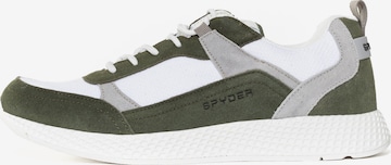 Sneaker bassa di Spyder in verde: frontale