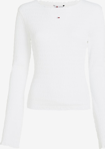 T-shirt 'Essential' Tommy Jeans en blanc : devant