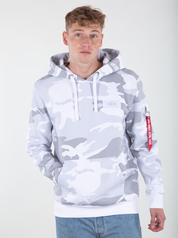 ALPHA INDUSTRIES - Sweatshirt em cinzento: frente