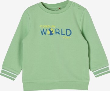 s.Oliver Sweatshirt in Groen: voorkant