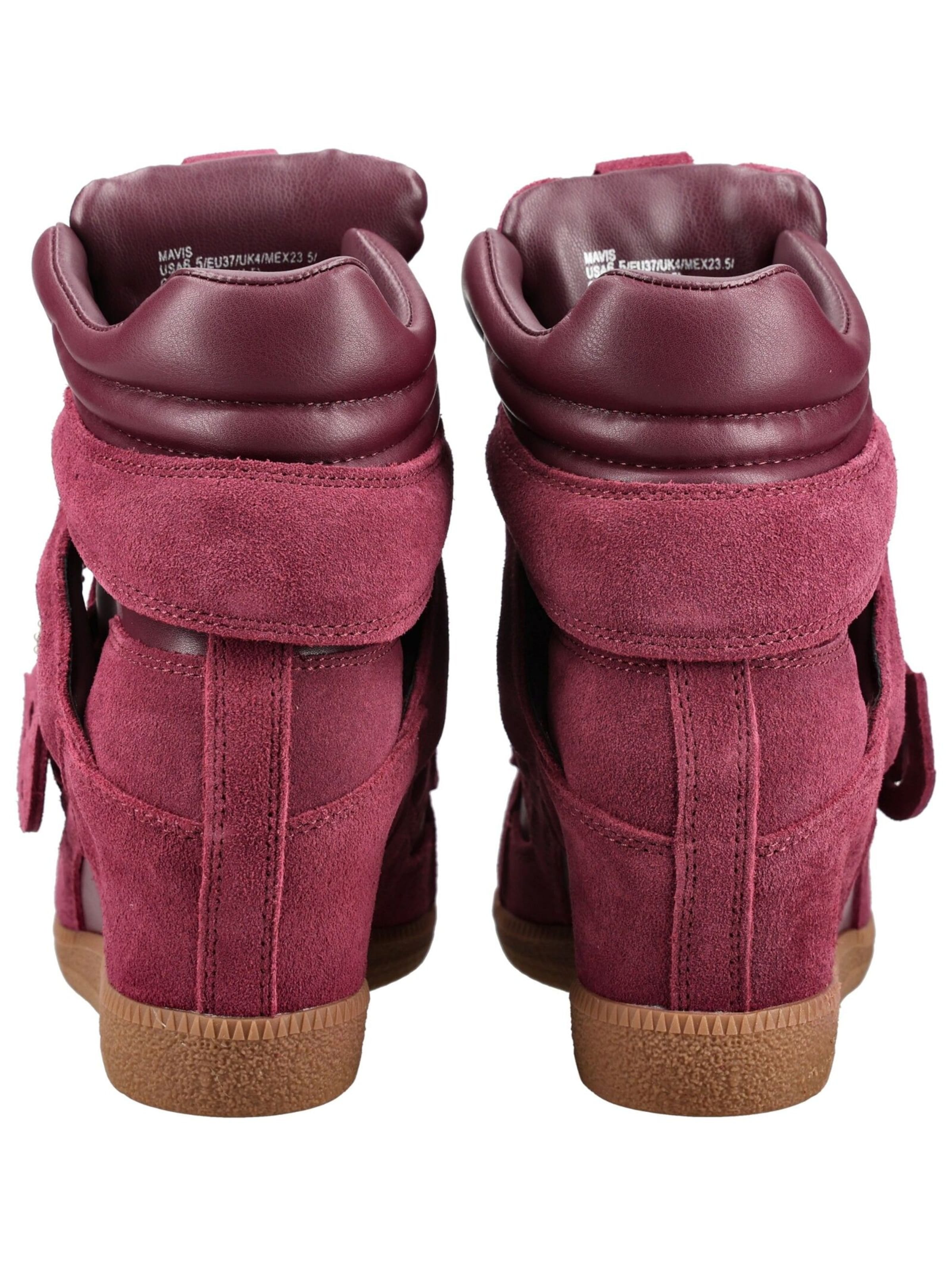 STEVE MADDEN High-Top Sneakers in Red: back