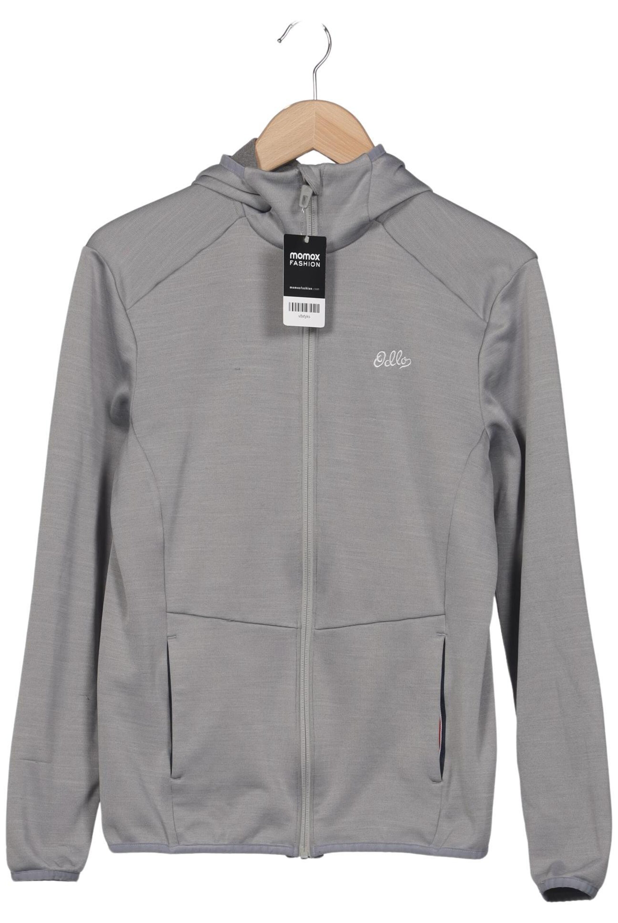 ODLO Sweatshirt & Zip-Up Hoodie in M in Grey: front