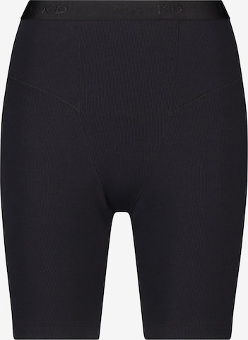 hunkemöller x NA-KD Панталон пижама 'Zia' в черно: отпред