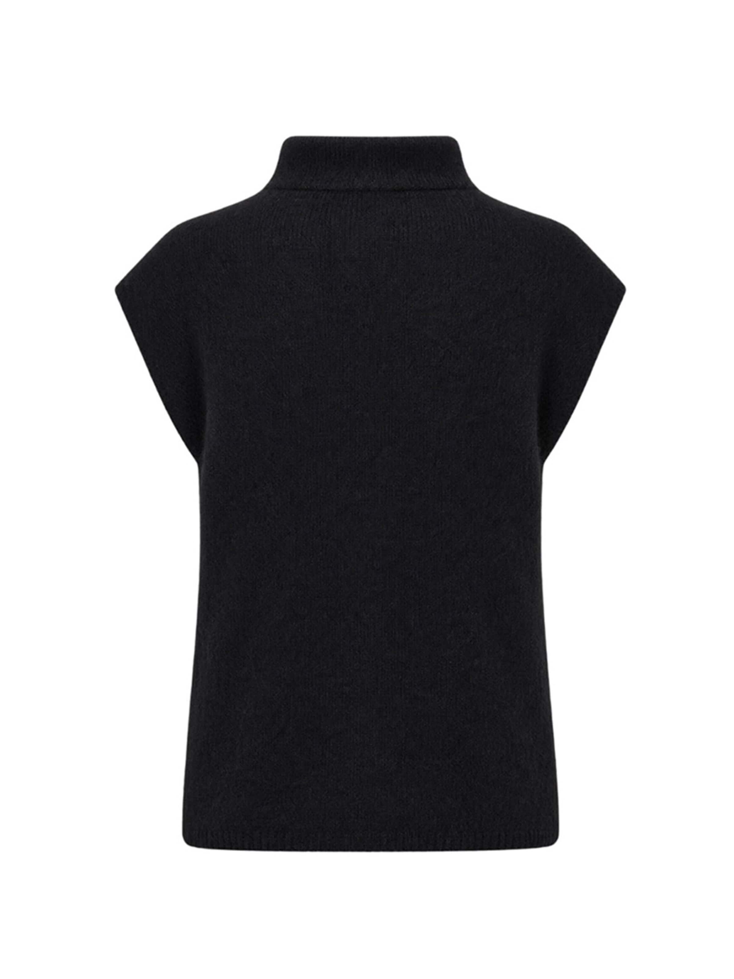 Anse Victorin Knitted top 'Lara' in Black