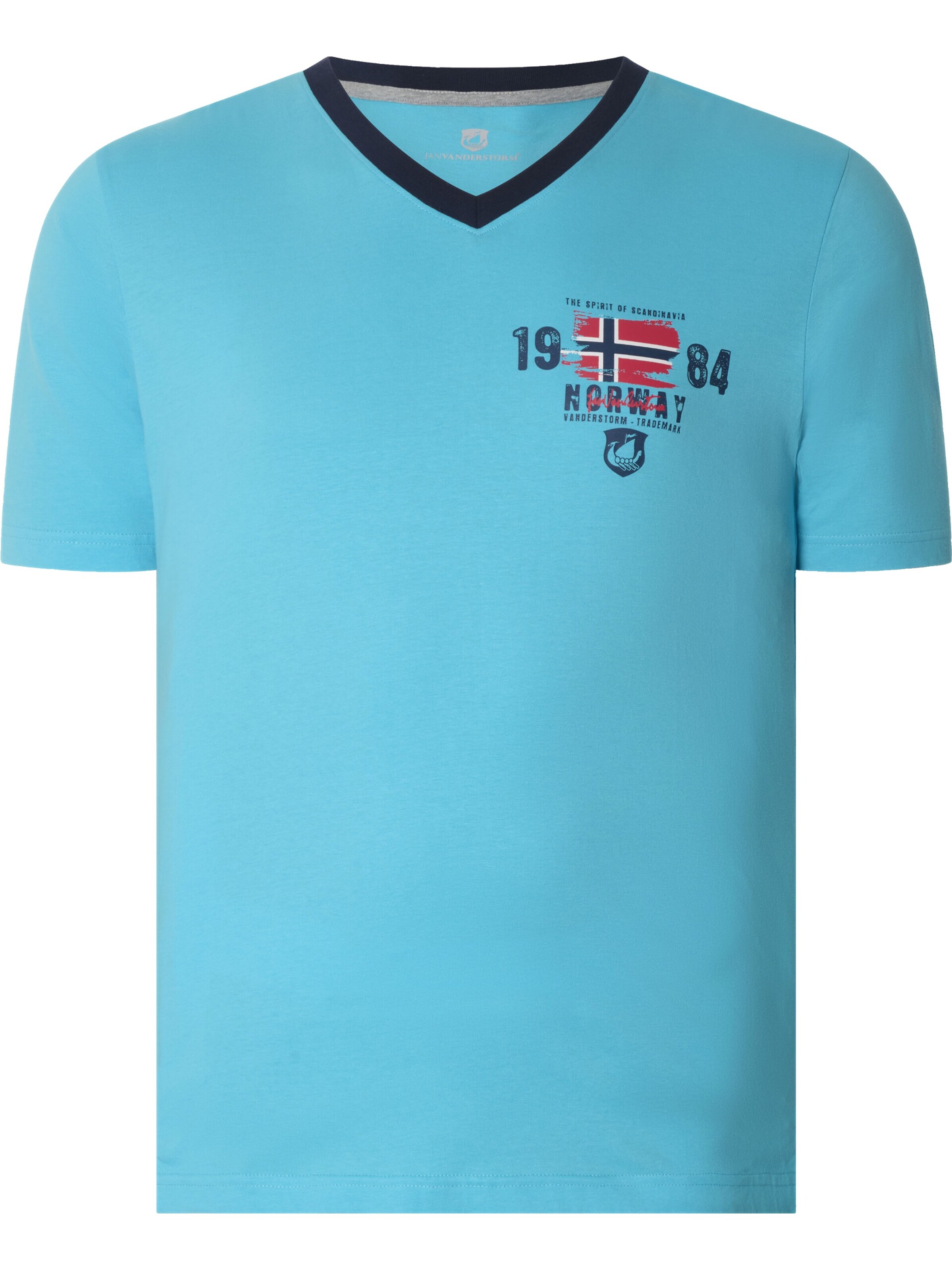 Jan Vanderstorm Pyjama 'Edin' in Blau