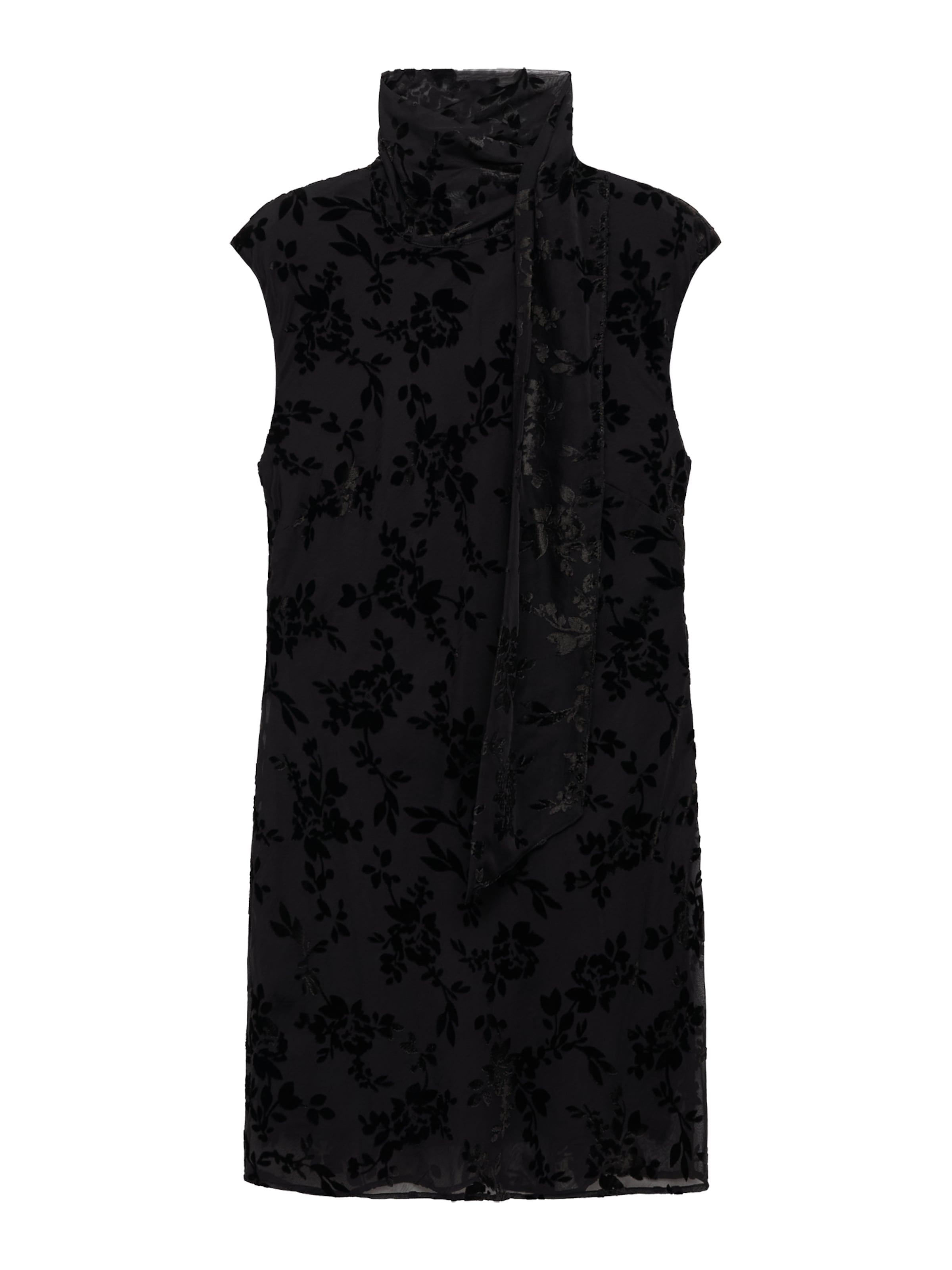 Rochie 'Wine' de la MANGO pe negru: față