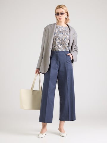 Wide Leg Pantalon à pince 'BELLICO' Weekend Max Mara en bleu