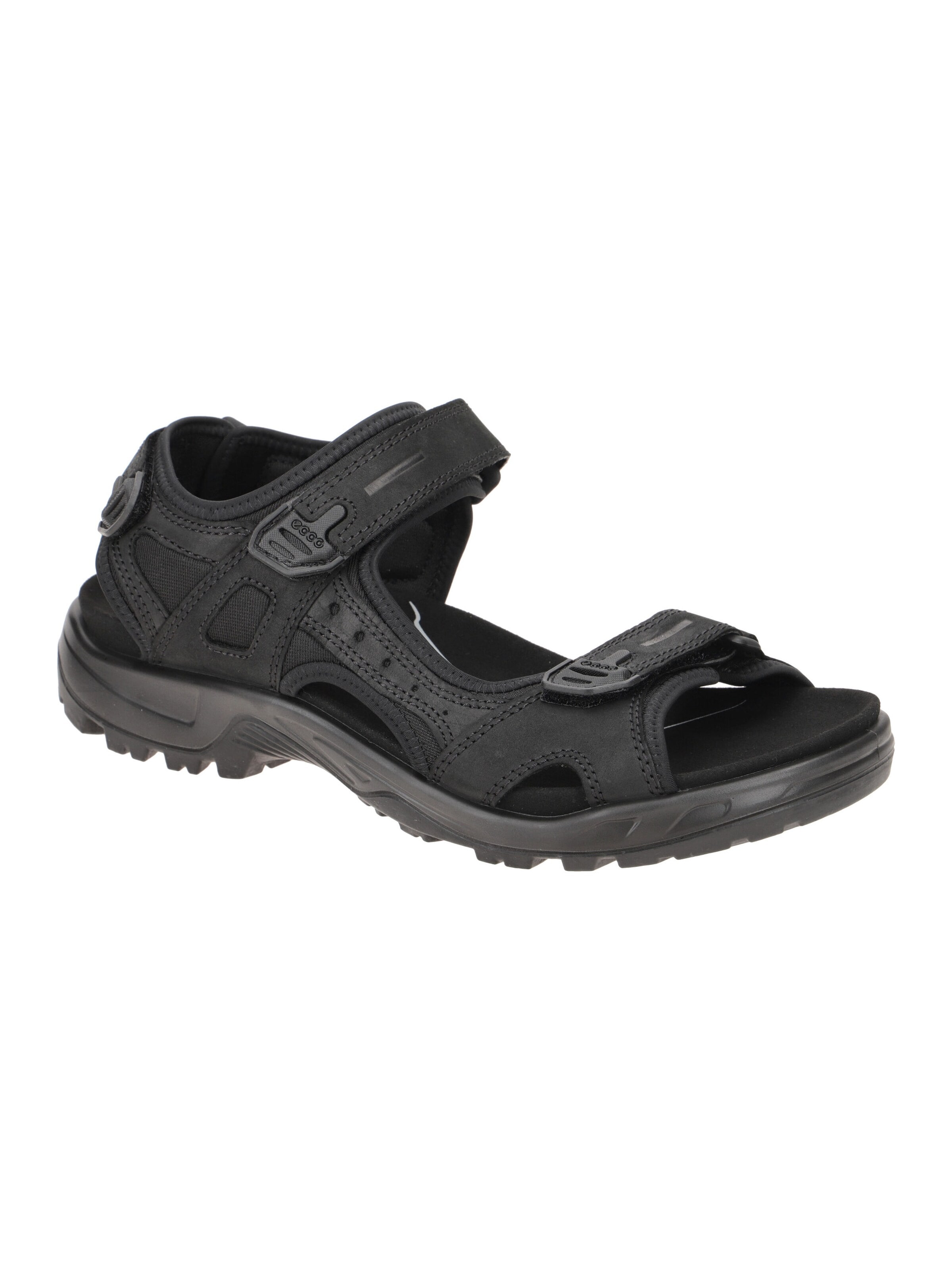 ECCO Sandals in Black: front