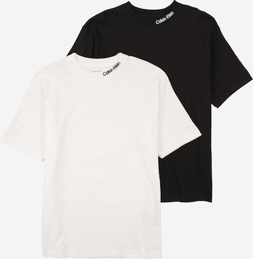 Calvin Klein Jeans T-shirt i svart: framsida