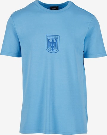 Brandit - Camiseta en azul: frente