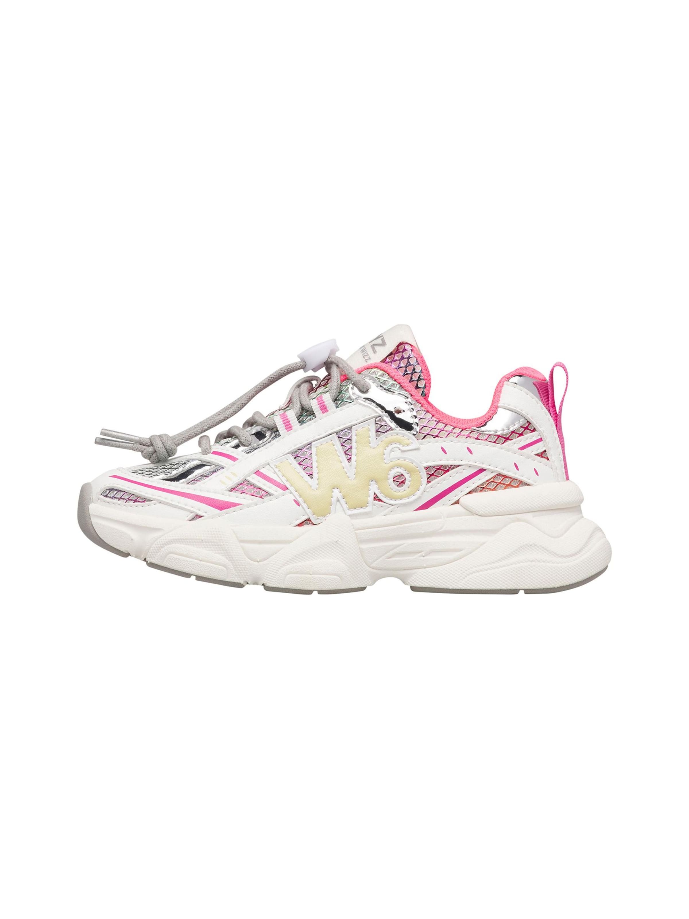 W6YZ Trainers 'LUCKY-J.' in White: front