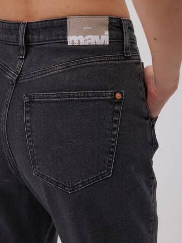 Mavi Tapered Jeans  ' LAURA ' in Schwarz
