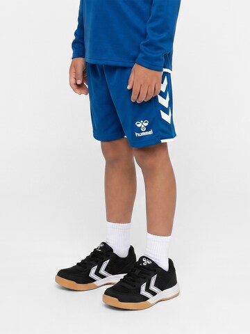 Hummel Regular Sports trousers in Blue