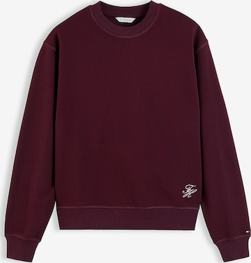 Sweat-shirt TOMMY HILFIGER en rouge : devant