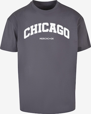 Merchcode Shirt 'Chicago' in Grey: front