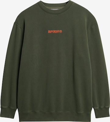 Superdry Свитшот в Зеленый: спереди