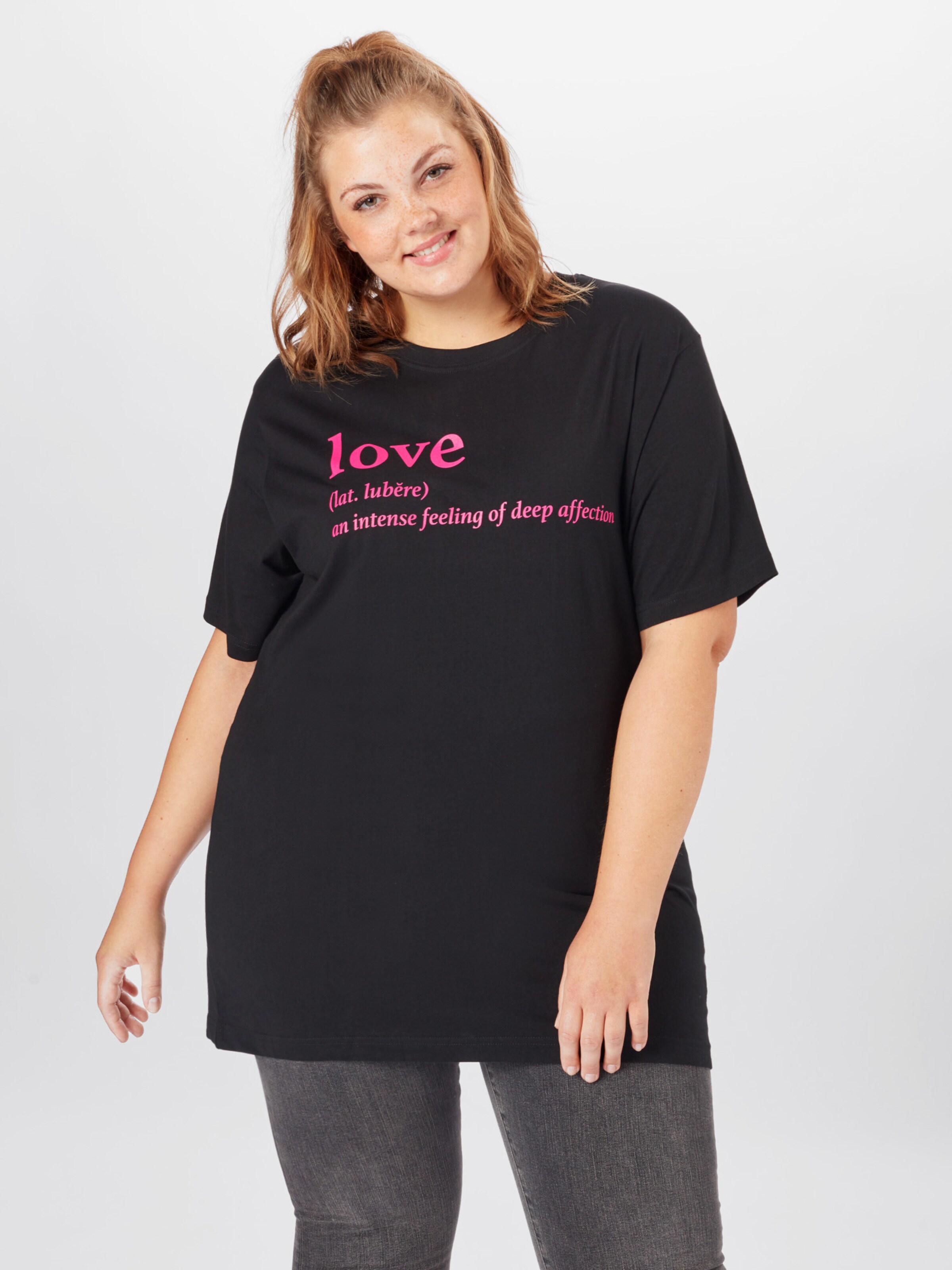 Frauen Shirts & Tops Mister Tee Shirt 'Love Definition' in Schwarz - QK54782