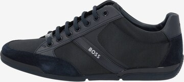 HUGO Sneakers '50498265' in Blue: front