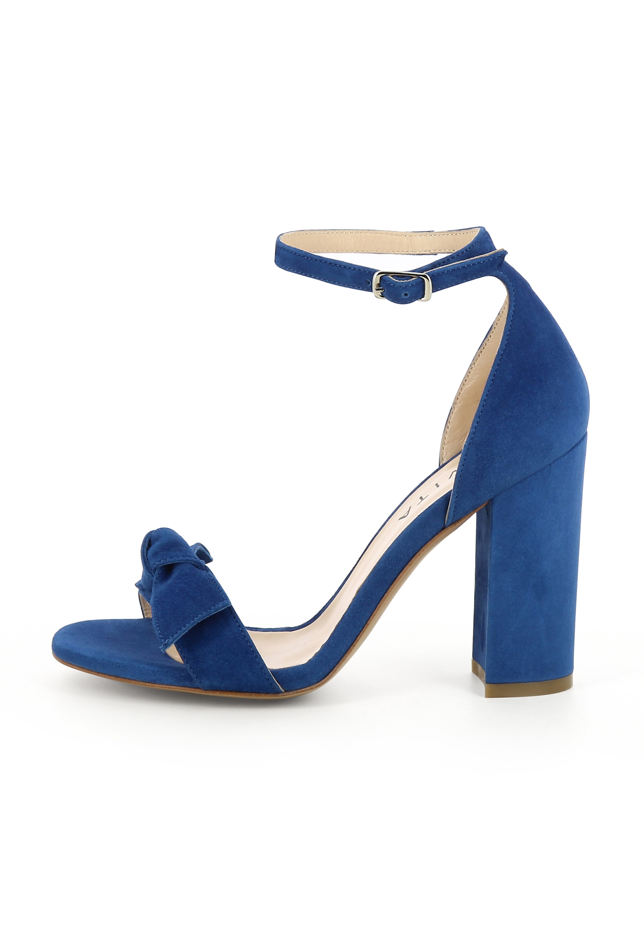 EVITA Sandalette 'EVA' in Blau: Vorderseite