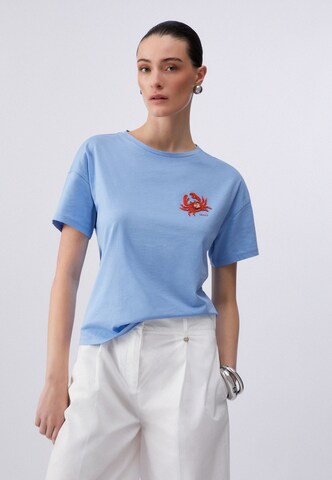 Liu Jo T-Shirt in Blau: Vorderseite
