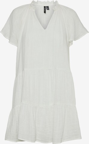 Vero Moda Petite Рокля тип риза 'Sabina' в бяло: отпред