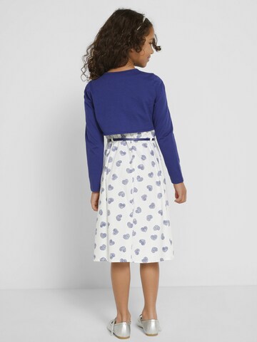 bonprix Kleid, Bolero, Accessoire (3-tlg.Set) in Blau