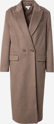 TOPSHOP Ανοιξιάτικο και φθινοπωρινό παλτό σε μπεζ: μπροστά