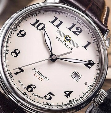 Zeppelin Uhr 'LZ127 Automatik' in Beige
