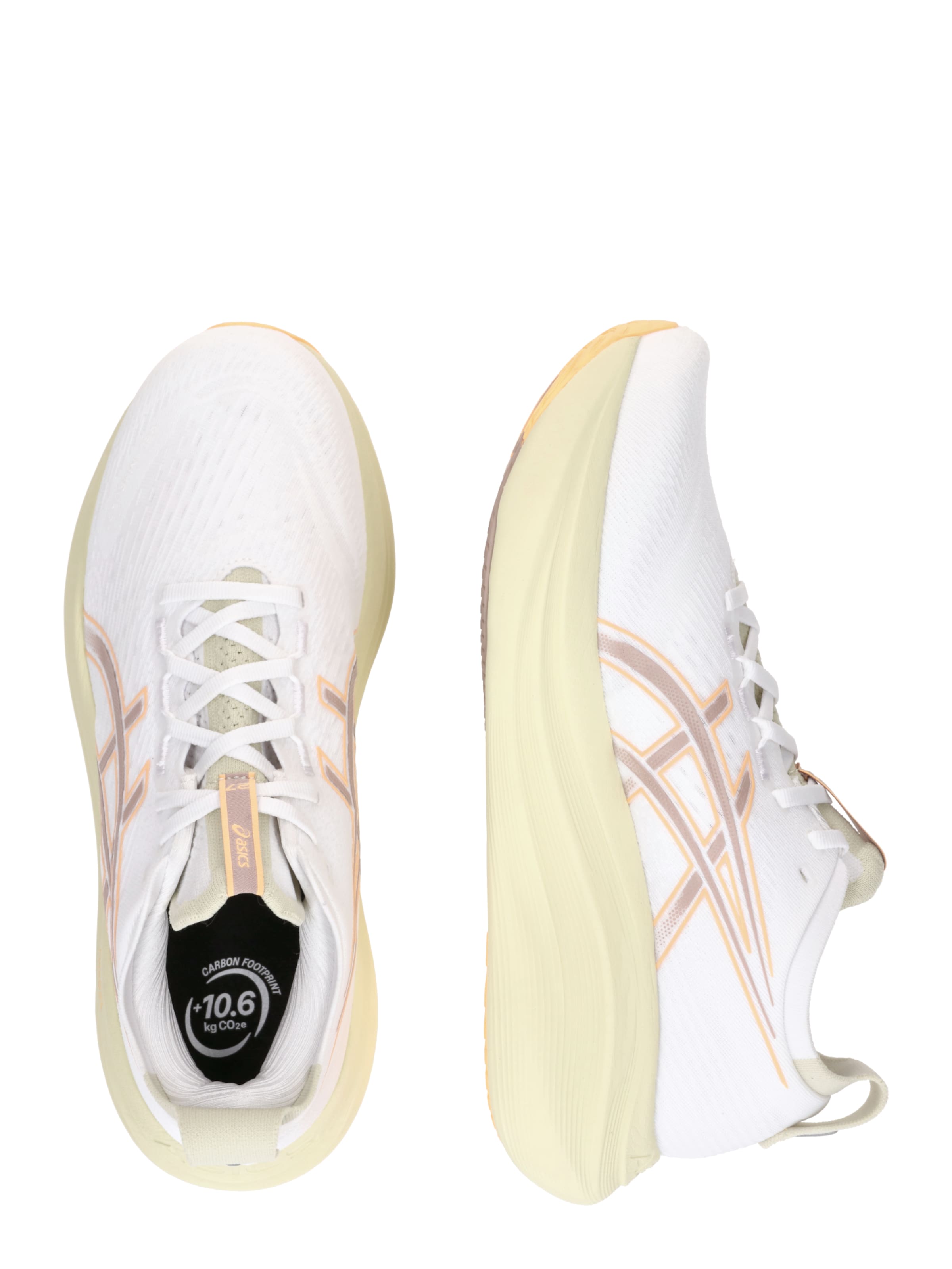 ASICS Παπούτσι για τρέξιμο 'GEL-NIMBUS 27' σε λευκό