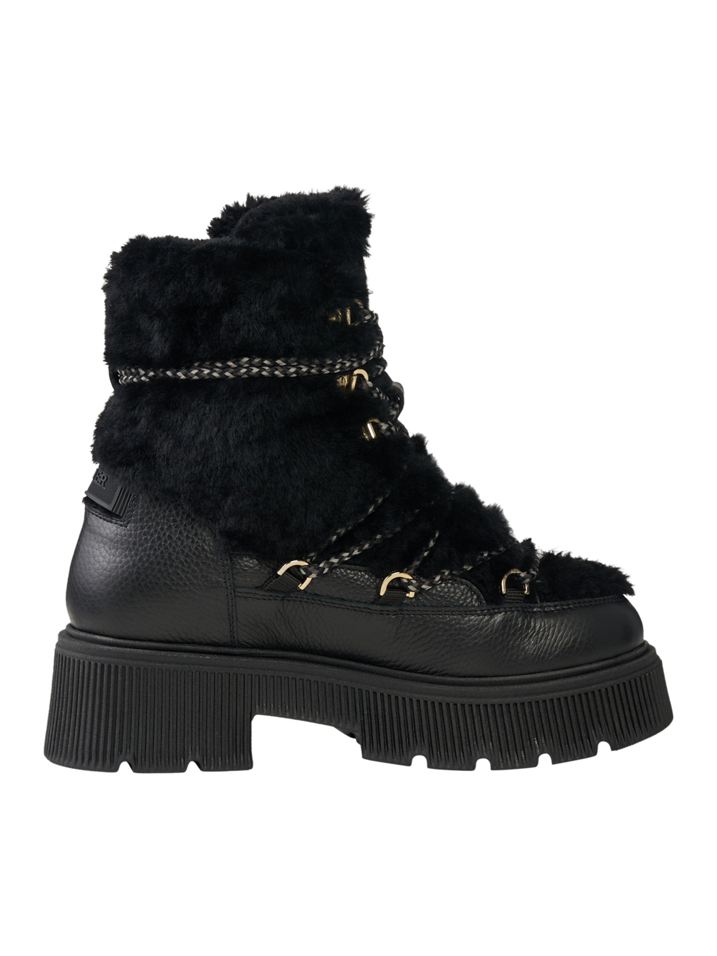 BOGNER Schnürstiefel 'Turin' in Schwarz