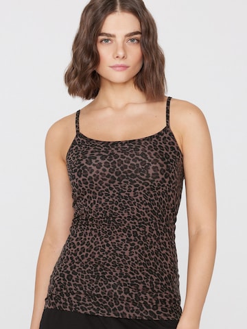 Tezenis Top in Braun: Vorderseite