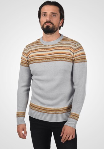 INDICODE JEANS Sweater 'Lurdes' in Grey: front