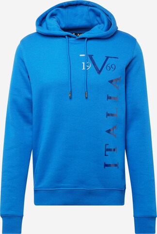 19V69 ITALIA Sweatshirt 'CARSTEN' in Blauw: voorkant