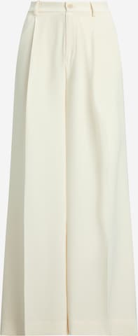 Lauren Ralph Lauren Wide Leg Hose in Beige: Vorderseite
