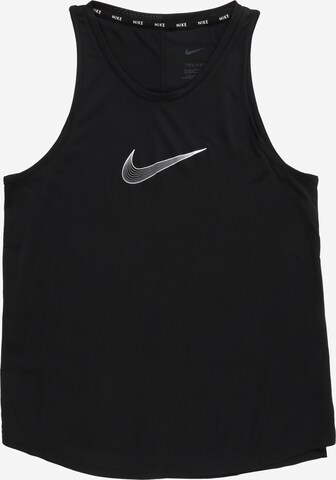 NIKE Sports Top 'ONE' in Black: front