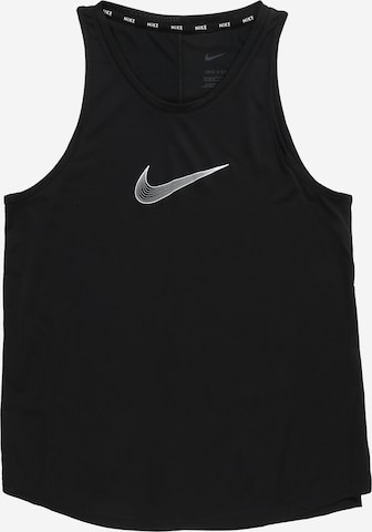 Sport top 'ONE' de la NIKE pe negru: față