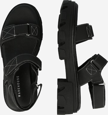 Warehouse Sandals 'Chunky' in Black