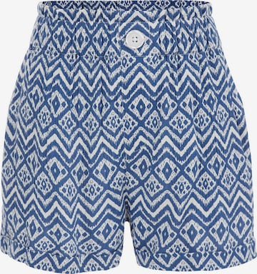 WE Fashion Regular Shorts in Blau: predná strana