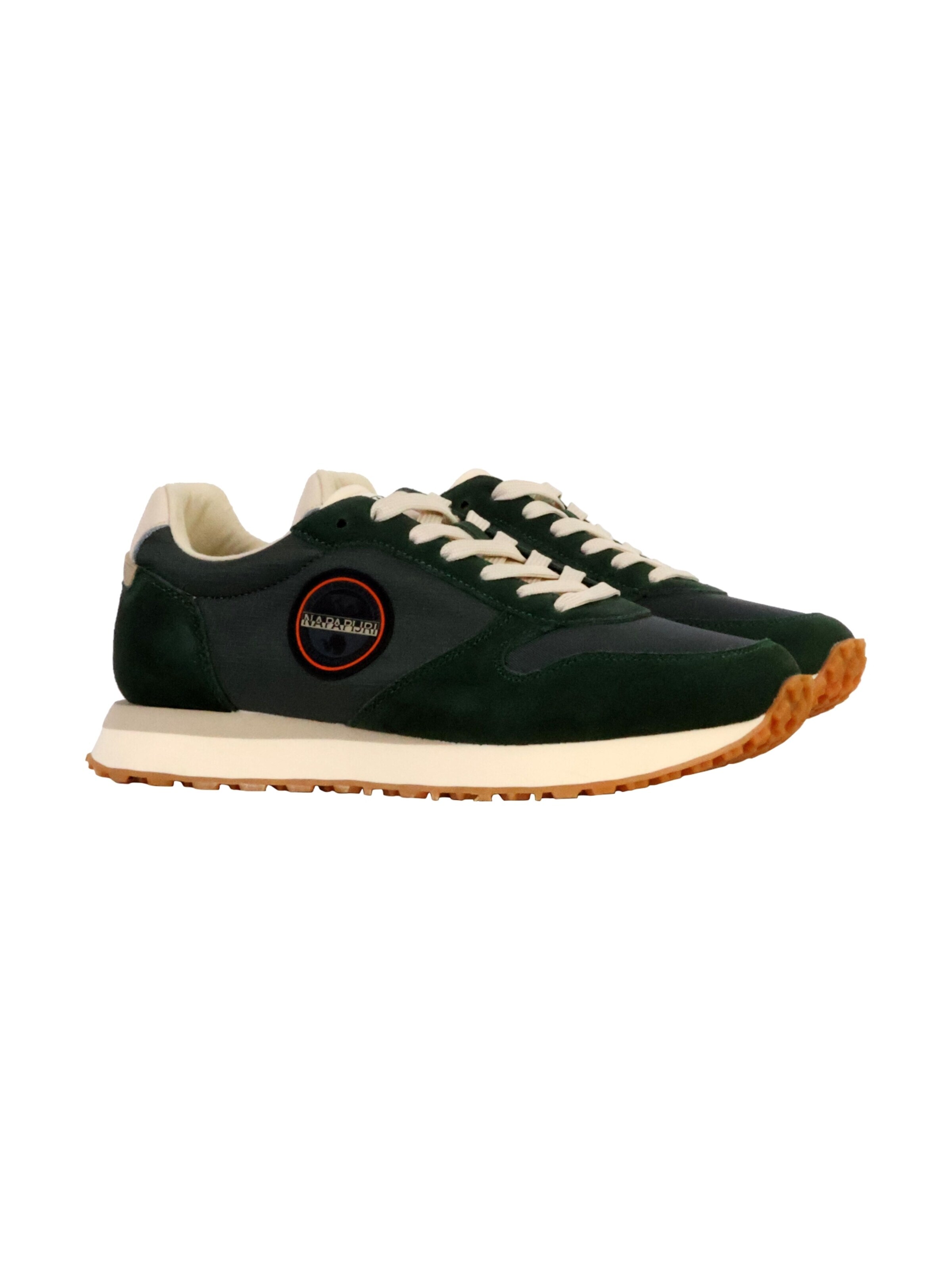 NAPAPIJRI - Calzado deportivo con cordones 'Sun Low-Top-Sneaker aus Leder' en verde