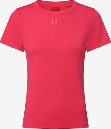 HUGO T-Shirt ' Deloris ' in Pink: Vorderseite