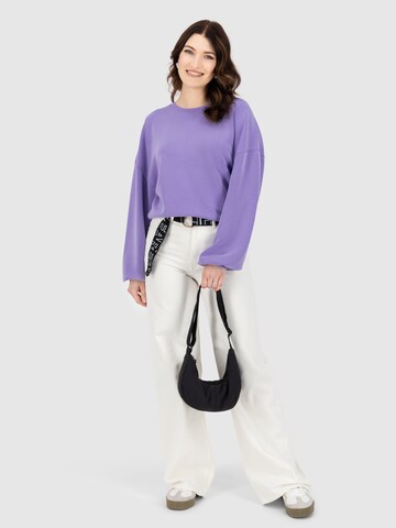 Alife and Kickin Sweatshirt 'MeredithAK' in Purple