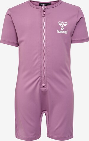 Maillot de bain de sport 'DREW' Hummel en violet : devant