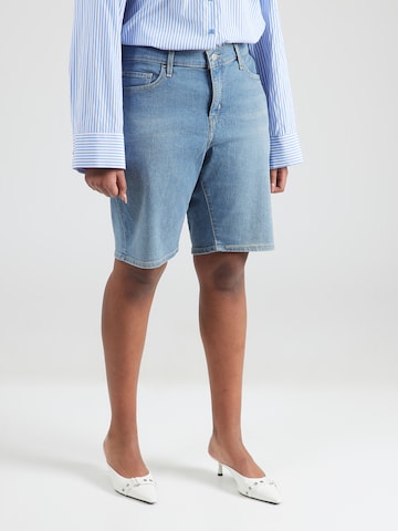 Levi's® Plus Regular Shorts in Blau: Vorderseite