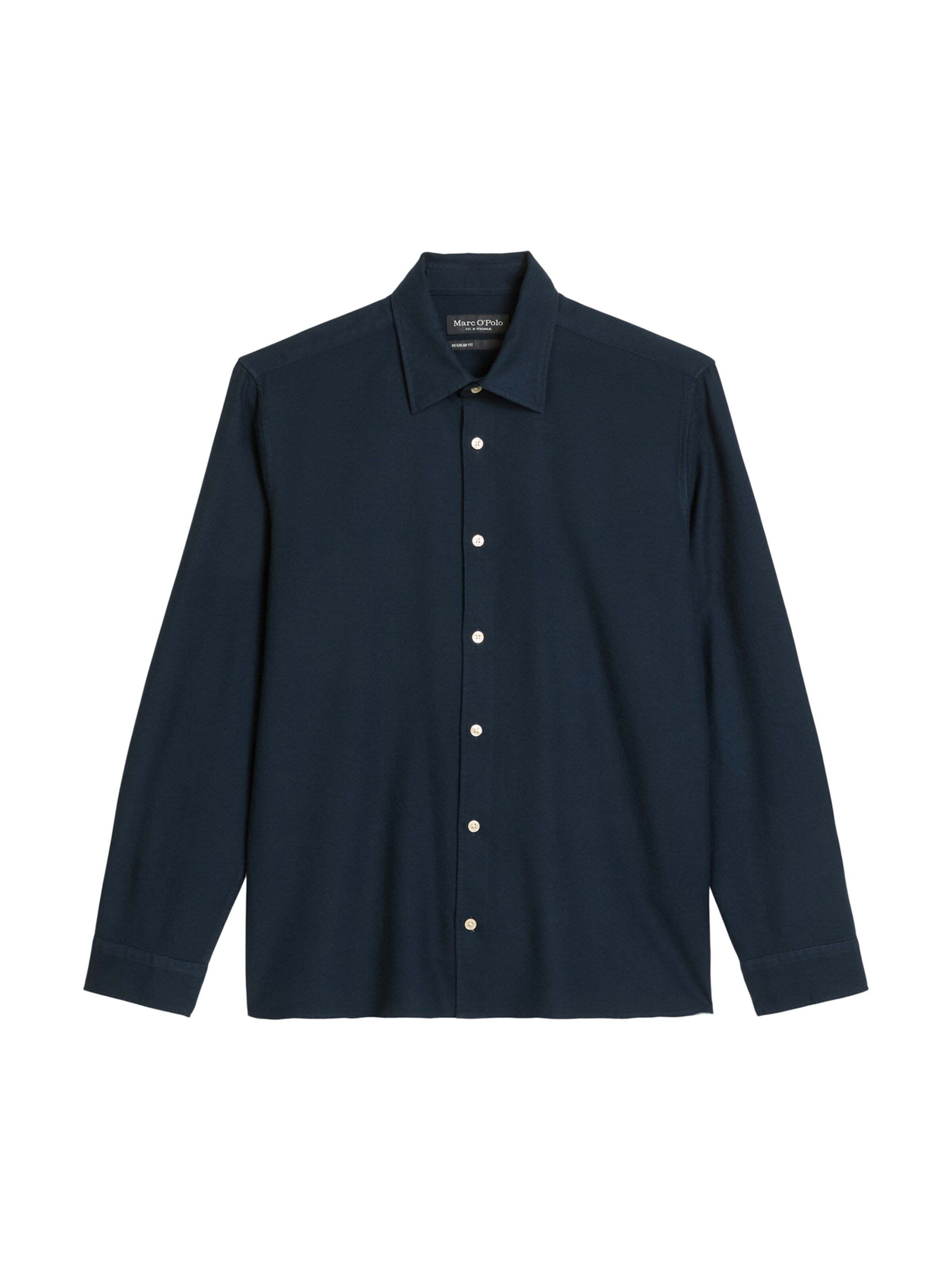 Marc O'Polo Button Up Shirt in Blue: front